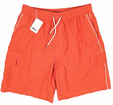 NEW Brioni Bathing Suit (Trunks)!  Small  Orange   White Trim   Brioni on Pocket - £111.90 GBP