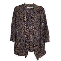 Sparrow Anthropologie Open Cardigan Sweater Size XS Linen Blend Knit Blu... - $26.72