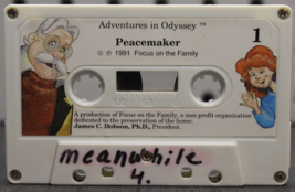 Adventure in Odyssey Peacemaker Sixties Something Cassette  - $6.89