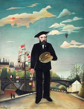 11284.Decor Poster.Home room Wall art.Henri Rousseau painting.Self Portrait - £12.94 GBP+