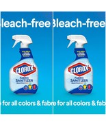 Clorox Fabric Sanitizer Spray Oder/Stain Remover, Bleach Free 24oz lot x 2 - £17.99 GBP