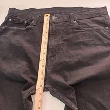 Levi's 505 Straight Leg Men's Black Cotton 5-Pocket Jeans S110782 Size 38W×30L image 13