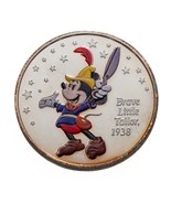 2003 Disney Mickey Mouse 75 Years - Brave Little Tailor 1938 1 Oz. Silve... - €70,96 EUR