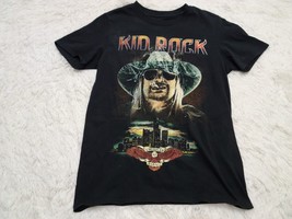 Kid Rock American Bad Ass USA Tour 2021 Detroit Michigan 2-Sided Black S... - $8.56