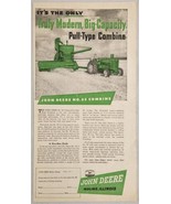 1951 Print Ad John Deere Tractor Pulls No.65 Combine Moline,Illinois - £16.15 GBP