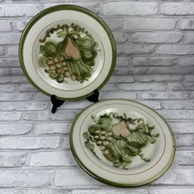 Louisville Kentucky Stoneware 2 Harvest Pear/Grape 11” Large DINNER PLATES - $38.76 CAD