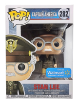 Funko Pop Stan Lee 282 Marvel Captain American Walmart Exclusive Vinyl Figure - £14.91 GBP