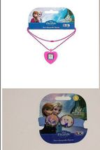 Disney Frozen Elsa Interchangeable Charm Necklace &amp; Charm Bracelet SET OF 2 - £11.98 GBP