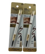 L&#39;Oreal Age Perfect Magnifying Brow Pencil Crayon  206 Auburn 2 Pack - $11.29