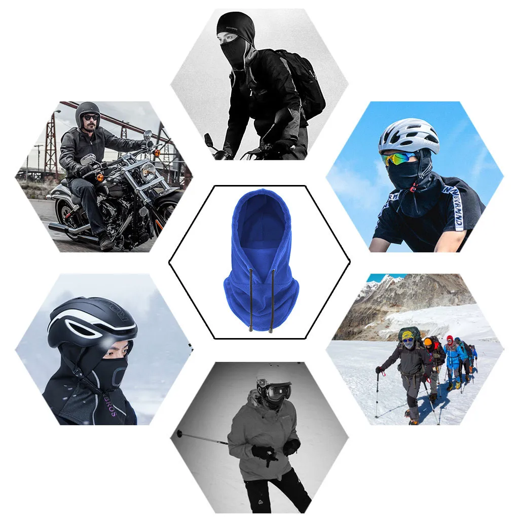 Ity cycling cap ski winter windproof cap outdoor sports bib cold padded hood mask plush thumb200
