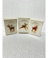 hallmark keepsake 2006 dad son mom deer Christmas ornaments - $923.79 MXN