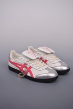 New Custom Shoes Onitsyka Tiger Tokuten Non-slip Silver Powder Shoes Size 6 - £71.14 GBP