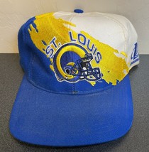 Vtg St. Louis Rams SPLASH Cap Hat Snapback Pro Line Logo Athletic Logo 7 LA Rams - £64.13 GBP