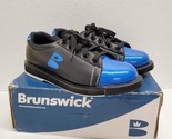 Brunswick Bowling Shoes T-Zone Black &amp; Blue Womens 8 / Mens 6.5 EUC! - £23.18 GBP