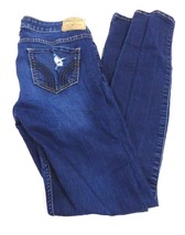 Hollister Super Skinny Ripped Denim Jeans Size 1R 25x31 - $13.25
