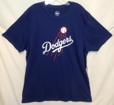 Los Angeles Dodgers &#39;47 NWT XL Blue Ball Graphic Tee Shirt Logo New 887A - $30.91