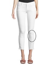J BRAND Womens Jeans Low Rise Skinny Braided Blanc White 26W JB001367 - £63.36 GBP