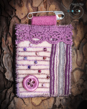 wish talisman, bag charm, safety pin amulet, boho brooch, FREE with any purchase - £0.00 GBP