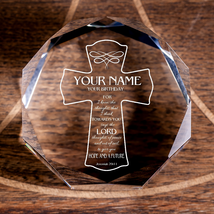 Jeremiah 29:11 Hope and a Future Octagonal Puck Personalized Faith-Based... - £50.74 GBP