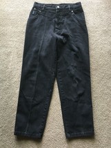 Rocky Mountain Jeans Vintage Black 8206 32 x 29 size 13 Baggy ROCKIES Denim 80&#39;s - £48.86 GBP