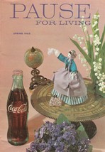 Pause for Living Spring 1963 Vintage Coca Cola Booklet Coke Floats Iberian - £6.95 GBP