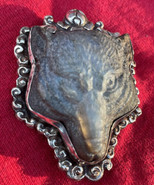 Tantric Buddhist Carved Labradorite Wolf In Sterling Silver Pendant ~ Nepal - €86,25 EUR