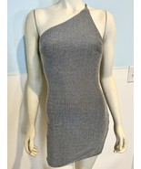 Princess Polly Silver Metallic Lined One Shoulder Spaghetti Strap Bodyco... - €20,69 EUR