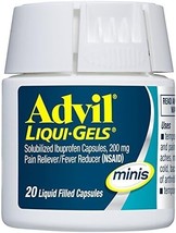 Advil Liqui-Gels Minis 20ct 200mg Pain &amp; Fever Reliever EXP 02/27 - $8.90