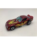 Vintage 1977 Hot Wheels Red Pontiac Trans Am Firebird Pennzoil Funny Die... - $9.90