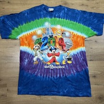 DISNEY PARKS 2014 Tie Dye T-Shirt Mickey Donald Goofy Pluto Walt World S... - $17.21