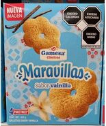 3X GAMESA MARAVILLAS VANILLA COOKIES ( GALLETAS DE VAINILLA ) 3 OF 464g ... - €31,63 EUR