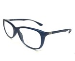 Ray-Ban Eyeglasses Frames RB7024 5207 LITEFORCE Matte Blue Square 54-16-145 - $69.91