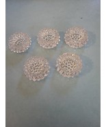 Set of 5 EAPG Hobnail Dewdrop Glass Salt Cellars #498 - $36.92 CAD