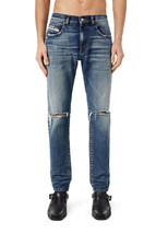 DIESEL Mens Slim Fit Jeans 2019 D - Strukt Solid Blue Size 29W 32L A03558-09C87 - £39.08 GBP