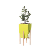 Uniquewise 23 x 16 x 16 in. Indoor Decorative Square Planter with Wooden... - $2,700.48 MXN