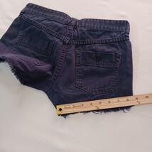 Free People FP Women's Blue Cotton Shorts Size W24 (28×4) image 7