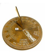 Medieval Epic Brass Sundial Grow Old Along with Me (Black Sundial) - £80.72 GBP+