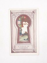 1910 Keyhole View Touch of High Life Vintage Postcard Posted - $9.74