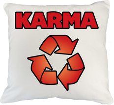 Karma Bad And Good Aura Hinduism Themed Pillow Cover For Mom, Mom, Mommy... - £20.19 GBP+