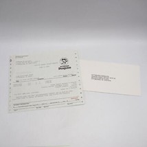 Pittsburgh Penguins 1992-93 Saison Ticket Rechnung - £34.49 GBP