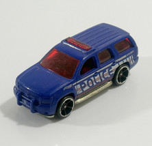 Hot Wheels ‘07 Chevy Tahoe POLICE K-9 Unit HW Rescue Team Blue Diecast C... - $2.96