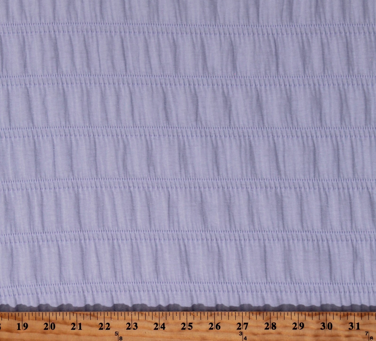 Smocked Shirred Jacquard Knit Periwinkle 54&quot; Wide Fabric by the Yard D44... - $13.97