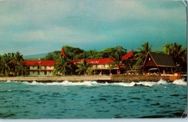 Kona Inn 7 Waterfront Kailua Kona Hawaii Postcard posted 1967 - £7.69 GBP