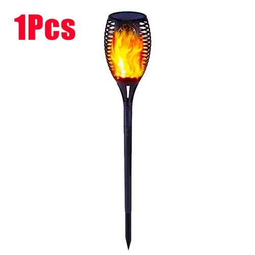1-12Pcs 12LED Solar Flame Torch Light Flickering Lamp Waterproof Solar LED Garde - £120.16 GBP