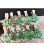 Cute Wooden Photo Clips,Craft Photo Paper Pegs Clothespins,Christmas Orn... - £2.52 GBP