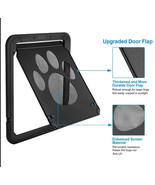 Pet Screen Door 9.4x11.4 In. Lockable Dog Screen Door Self-Closing - $566.32 MXN