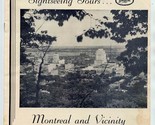 Montreal Tours Ste Anne Beaupre &amp; Waking Tour of Old Quebec Brochures 19... - $17.82