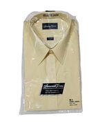 Vintage Summer Jones short sleeve Yellow Full Cut dress shirt Mens Size ... - $19.60