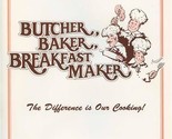 Butcher Baker Breakfast Maker Menu North 801 Monroe Spokane Washington  - £13.96 GBP