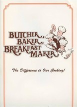 Butcher Baker Breakfast Maker Menu North 801 Monroe Spokane Washington  - £13.98 GBP